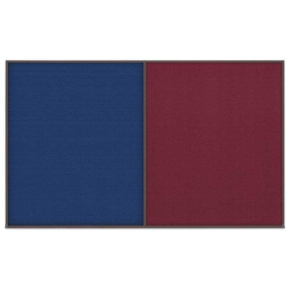 Triple Door Radius Corkboard, 96